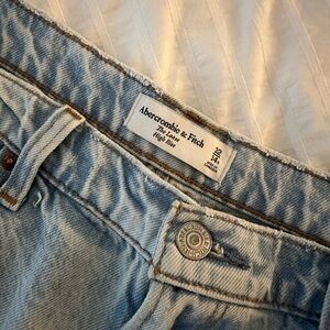 Abercrombie & Fitch High Rise Blue Jeans Classic Denim